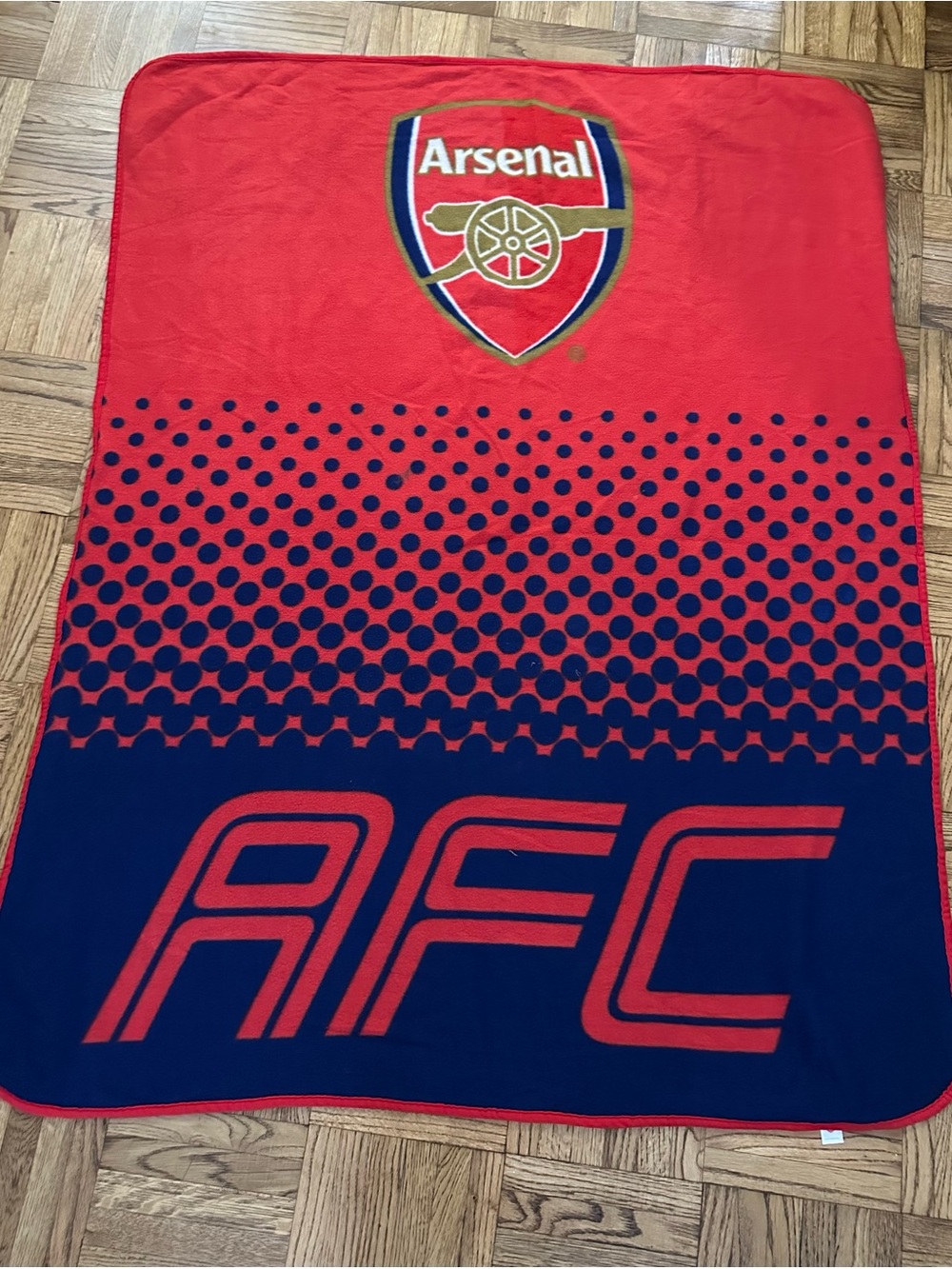officially licensed EPL Arsenal FC fleece blanket